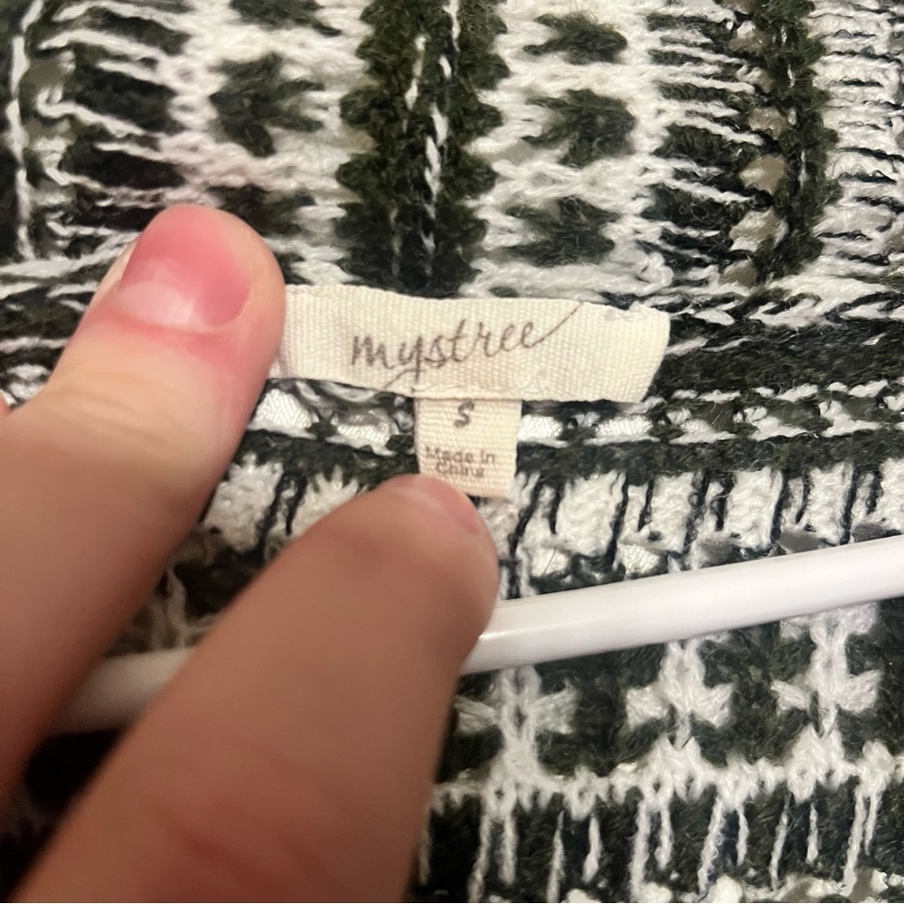 Mystree Monochrome‎ Striped Cardigan - Picture 3 of 4
